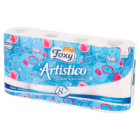 Foxy Artistico Papier toaletowy delikatnie dekorowany różowy (8 szt)