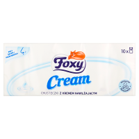 Foxy Cream Chusteczki z kremem nawilżającym (10 szt)