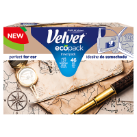 Velvet Travel Pack Chusteczki uniwersalne 3 warstwy (50 szt)