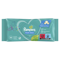 Pampers Fresh Clean Chusteczki nawilżane dla niemowląt (52 szt)