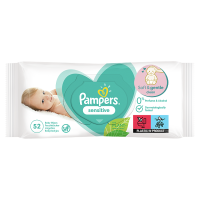 Pampers Sensitive Chusteczki nawilżane dla niemowląt (52 szt)