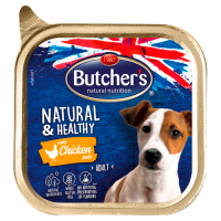 Butcher's Natural & Healthy Karma dla dorosłych psów pasztet z kurczakiem (150 g)