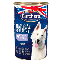 Butcher's Natural & Healthy Karma dla dorosłych psów pasztet z jagnięciną i ryżem (1.2 kg)