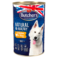 Butcher's Natural & Healthy Karma dla dorosłych psów pasztet z kurczakiem i ryżem (1.2 kg)