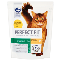 Perfect Fit Sterile 1+ Karma pełnoporcjowa dla dorosłych kotów (750 g)