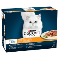 Gourmet Perle Karma dla kotów kolekcja mini filecików w sosie (12x85 g)