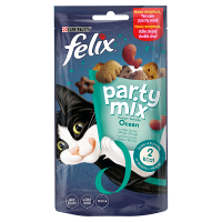 Felix Party Mix Ocean Mix Łakocie o smaku łososia ryby dorszowatej i pstrąga (60 g)