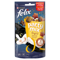 Felix Party Mix Original Mix Łakocie o smaku kurczaka wątróbki i indyka (60 g)