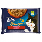 Felix Sensations Sauce Karma dla kotów wiejskie smaki w sosie z Indykiem i Jagnięciną (4 x 85 g)