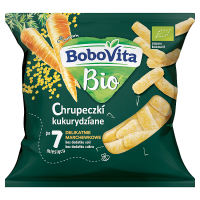 BoboVita Bio Chrupeczki kukurydziane delikatnie marchewkowe po 7 miesiącu 
