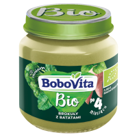 BoboVita Bio Brokuły z batatami po 4 miesiącu  (125 g)