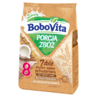 BoboVita Porcja Zbóż Kaszka mleczna 7 zbóż zbożowo-jaglana pełnoziarnista po 8 miesiącu (210 g)