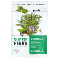 Purella Superfoods Suplement diety Superherbs oczyszczanie (35 g)