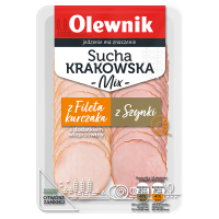 Olewnik Sucha krakowska mix z fileta z kurczaka i z szynki (90 g)