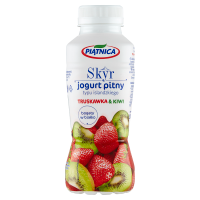 Piątnica Skyr jogurt pitny typu islandzkiego truskawka & kiwi (330 ml)