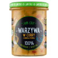 Jem Fair Warzywa w curry z komosą ryżową (380 g)